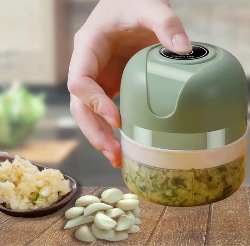 Mini Processador de Alimentos Elétrico e Automático