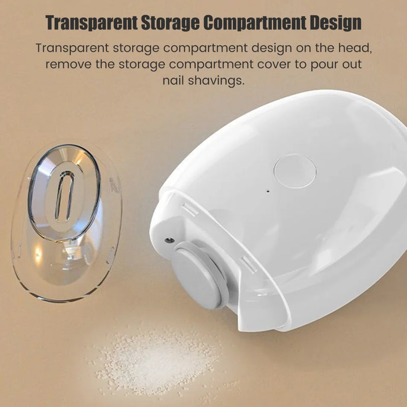 Cortador de Unhas Elétrico para Adultos e Bebês (Com Led)